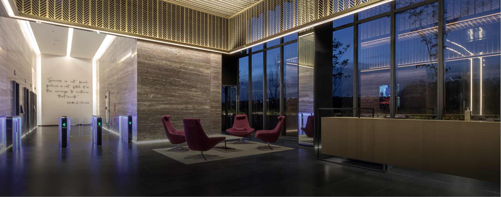 LEVEL_Corporativos_Lobby_Floor_Querétaro